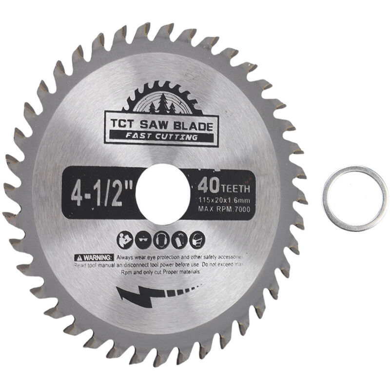 Carbid-sägeblatt Für Holzkreissäge, 115 X 1,6 X 20 Mm, 40 Zähne
