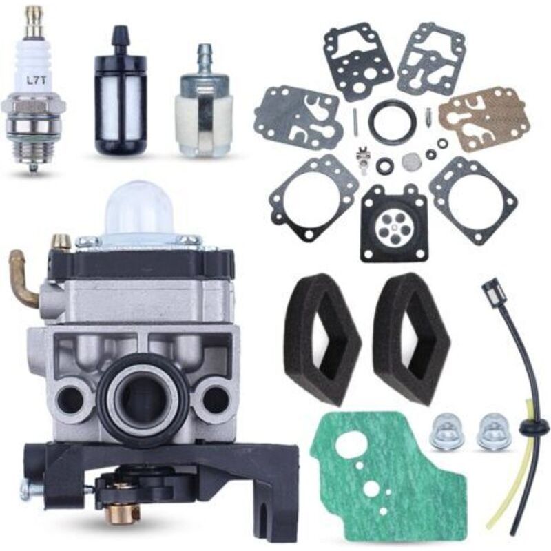 Vergaser Für Motorsense Honda Gx35 Gx25 Gx22 Gx31, Ersetzt Oem 16100-z0z-034, Mit Dichtung, Zündkerze, Schlauch, Ölblase, Kraftstofffilter, Ersatzteile