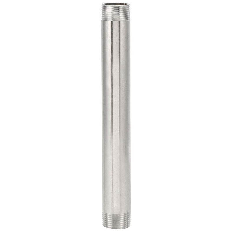 Rohrverbindungen Aus Edelstahl, Gewindeadapter Mit Außengewinde, Nippel-verbindungsstück, Länge 7,9" (g3/4)