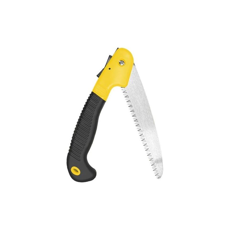 Astsäge, Handsäge, Klappbare Außensäge, Sägeblattlänge 18 Cm, Stahlklinge Für Die Reparatur Von Terrassengärten, Campingreisen, 39 Cm Klappbare Säge (gelb)