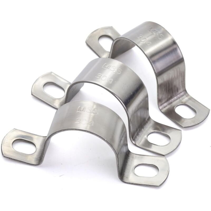 U-klemmschellen Für Robuste Rohre Ø25 Mm, Edelstahl-befestigungsschellen - Rohrschellen Zur Befestigung/tube-klemmen - 10 Stück