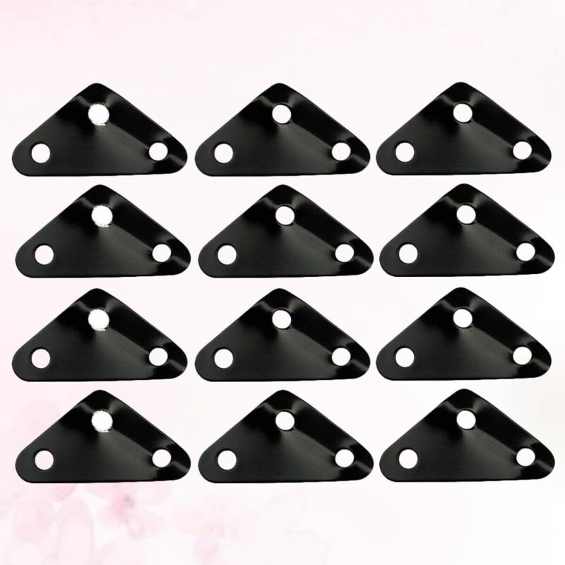 12 Stück Schwarze Aluminium-befestigungsschlaufen, Verstellbare Seilspanner Für Zeltleinen, Korrosionsbeständige Campingzubehörteile Für Wandern Und Outdoor
