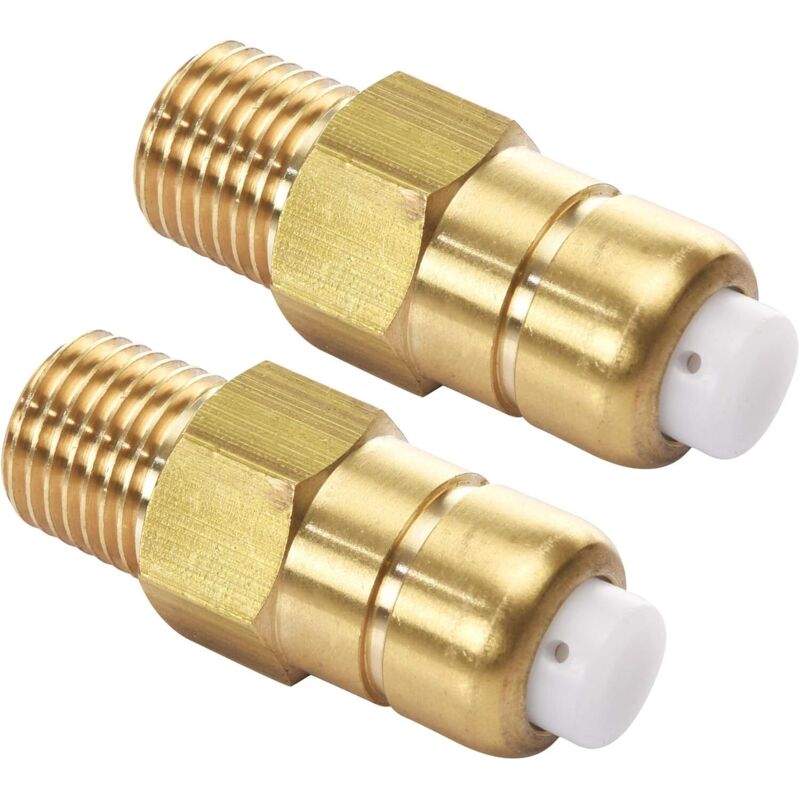 A (4×1×1 Cm) 2er-pack Thermische Überdruckventile Für Hochdruckreiniger-pumpe, 1/4" Npt