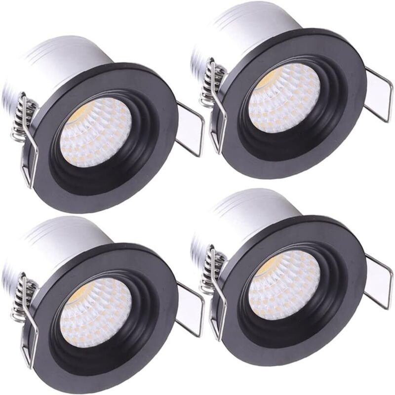 4er Set Einbaustrahler Klein 3w Mini Deckenstrahler Rund Warmweiß 3000k