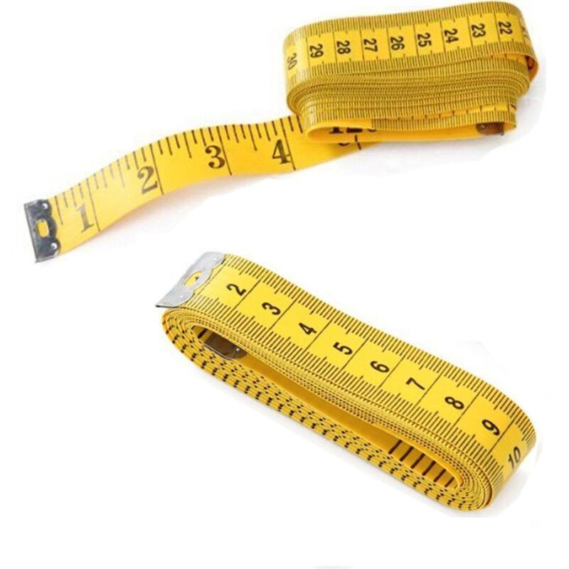Nähmaßband, 2 Bänder, 300 Cm, Doppelseitig, Extra Lang, Flexibel Für Schneider, Zum Messen Von Längen Und Abmessungen.
