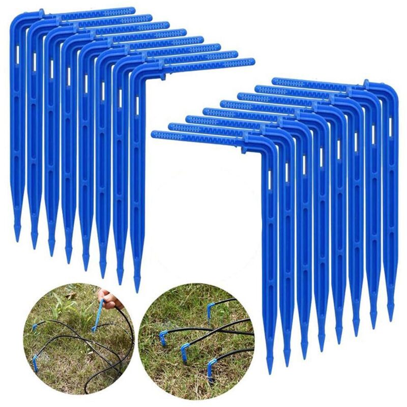 50er Set Bewässerungspfeile Für Gartenschlauch, Werkzeuge Für Tropfbewässerungssysteme, Tropfbewässerung Für Topfpflanzen