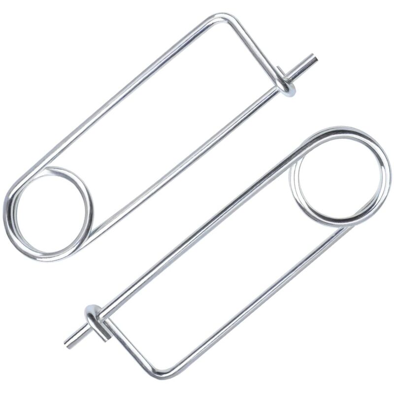 2er-set Große Splinte, M6 X 200 Robust, Sicherheitsstifte Aus Stahl In Stiftform Für Bauernhof, Rasen, Garten, Anhängerkupplung