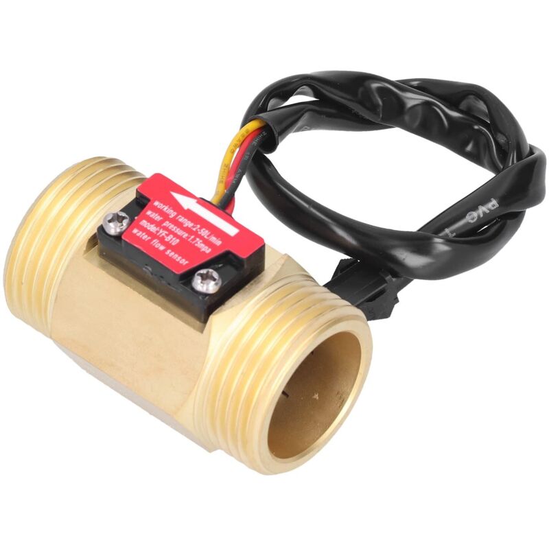 Yf-b10 Wasserdurchflusssensor, Hall-durchflussmesser 1 Zoll (1,3 Zoll), Externes Kupferkabel, Turbinen-wasserdurchflusssensor