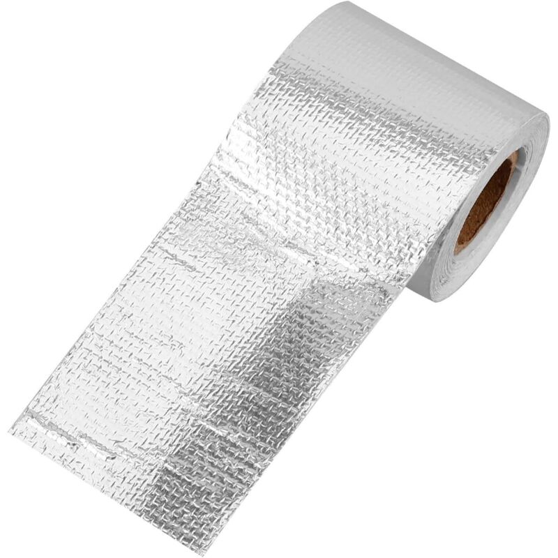 Hochtemperatur-klebeband Aus Silbernem Aluminium, Isolierend Für Lüftungskanäle, Abluft Und Dunstabzugshauben