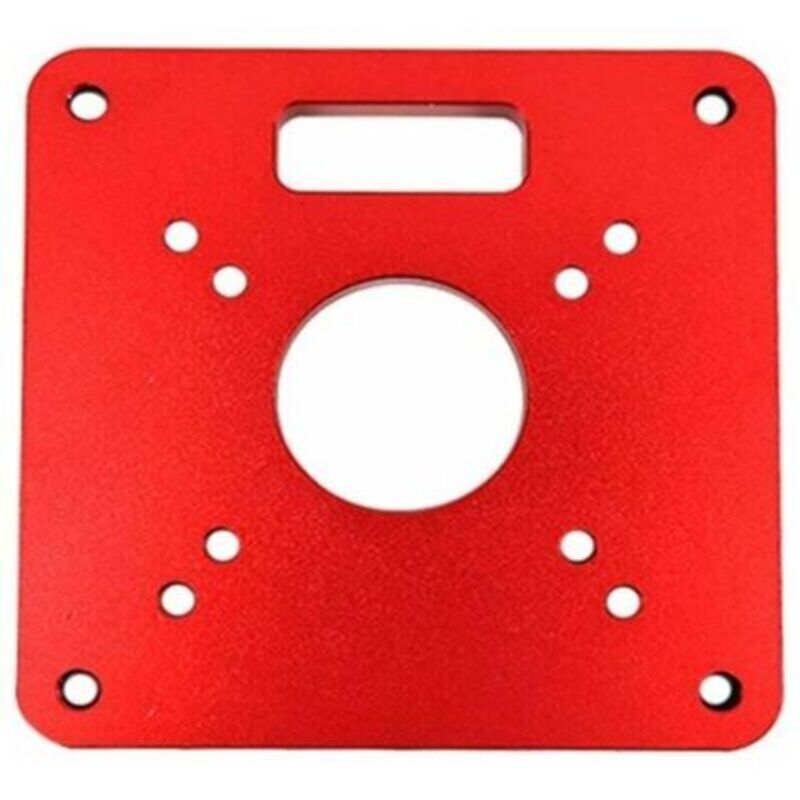 Einlegeplatte Für Oberfrästisch Rt0700c, 120 X 120 X 8 Mm, Aus Aluminium, Für Die Holzbearbeitung