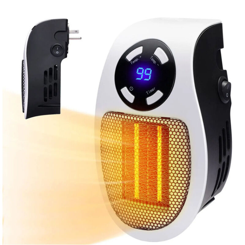 1 Stück Zusatzheizung, Keramisches Gebläseheizgerät 500 W, Leiser Heizkörper, Sparsames Elektrisches Mini-heizgerät Mit Thermostat, Zusatzheizung Für Badezimmer Und Schlafzimmer