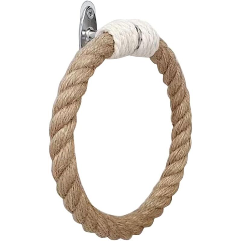 Handtuchhalter Seil Handtuchring Wandmontiert Aus Holz Badehandtuchringe Rustikal Handtuchhalter Für Badezimmer Küche Wanddekoration Ständer Accessoires