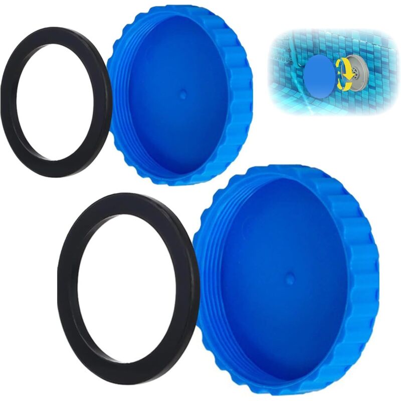 2 Stück Winterverschluss Für Intex-pools, Winterverschluss-kit Für Pools, Winterfeste Und Wasserdichte Dichtungsstopfen Mit Assorted Dichtungen