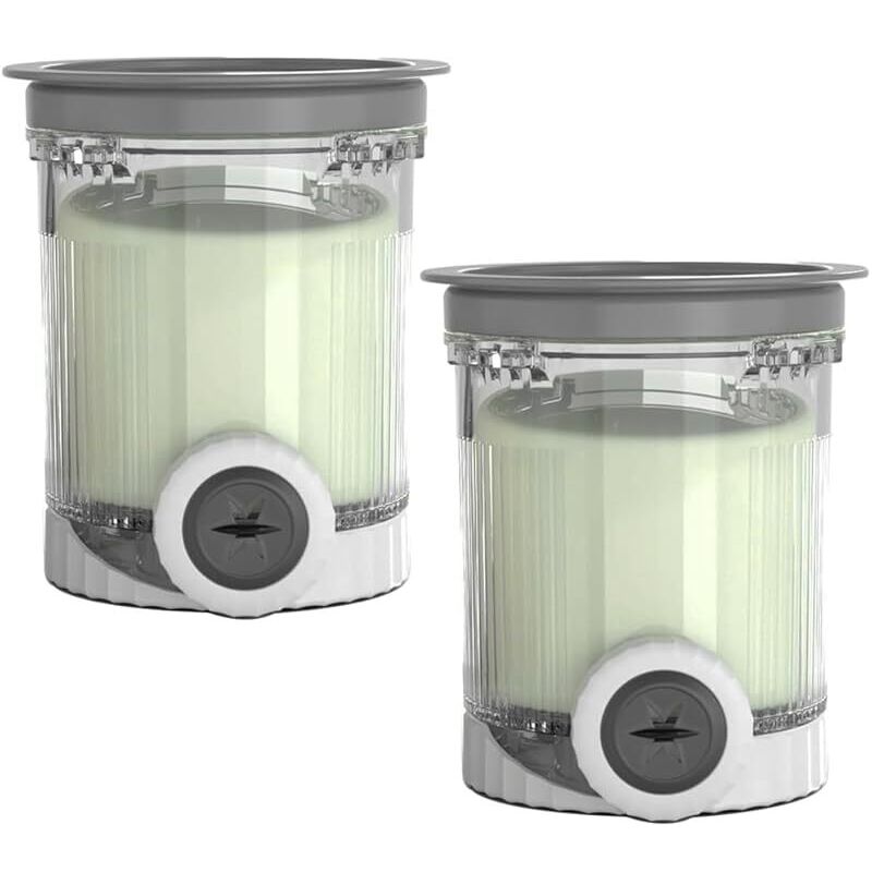 Topf Und Deckel Für Ninja Swirl By Creami Eismaschine Und Sorbet-maschine, 2er-set Eiscreme-behälter Für Ninja Creamy Nc701eu Nc701 Nc700 Serie, Bpa-frei Und Spülmaschinengeeignet