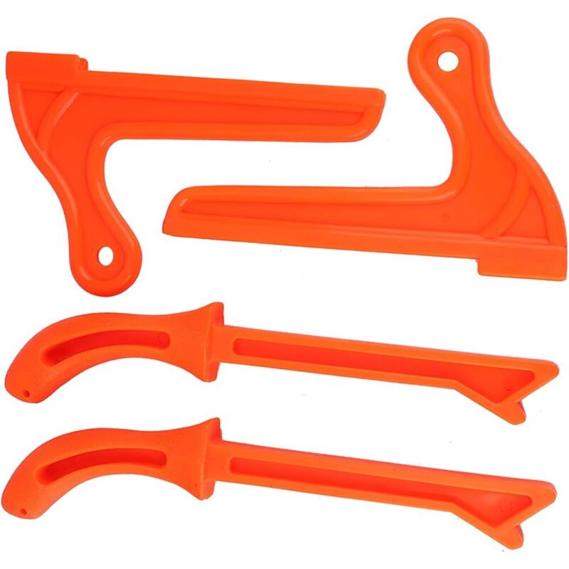 4er-set Sicherheitsschieber Handschutz Für Tischkreissäge, Bandsägen Und Andere Holzbearbeitungswerkzeuge (leuchtorange)