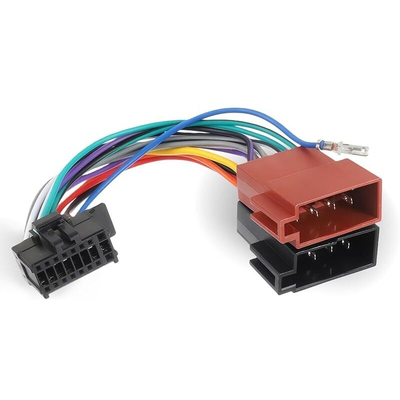 Iso-kabel Für Autoradio Kompatibel Mit Pioneer Deh Avh Mvh Avic Kfz, 16-poliger Iso-adapterkabel, 16-poliger Kabelbaum-adapter