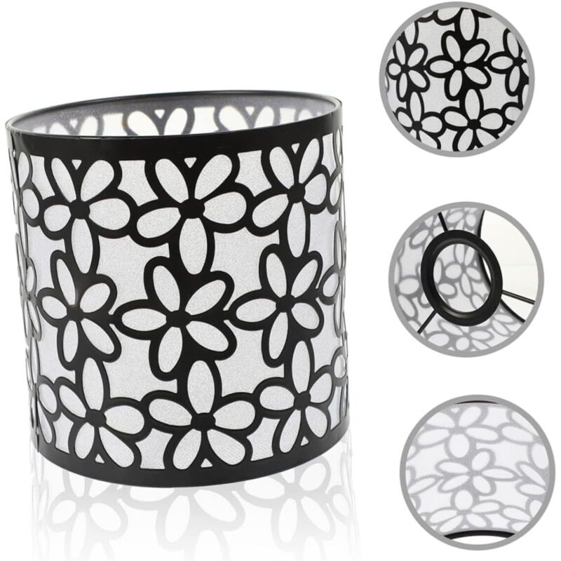 1 Stück Einfacher Metall-lampenschirm Für Tischlampe, Ersatz-lampenschirm, Dekorativer Lampenschirm Für Restaurant Oder Hotel, Durchmesser 14,5 Cm / Höhe 14 Cm