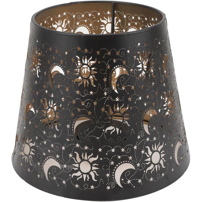 Metall-lampenschirm, Hohl-eisen-lampenschirm, Lampenschirm Mit Metallgravur-verfahren, Klemm-lampenschirm, Ersatz-lampenschirm (13 X 19 X 15 Cm)