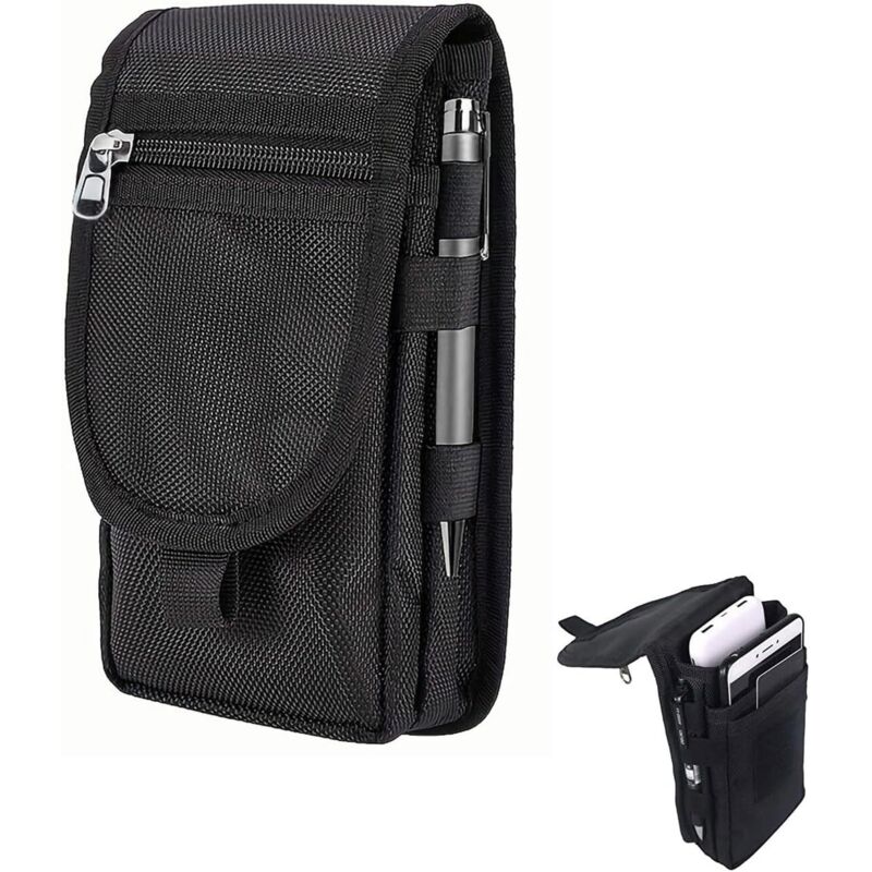 1 Multifunktionale Werkzeugtasche, Dreischichtige Werkzeugtasche Mit Drei Fächern, Werkzeuggürteltasche, Etui Für Scheren Und Schlüssel, Für Tischler, Gärtner, Rahmenhersteller Und Dachdecker