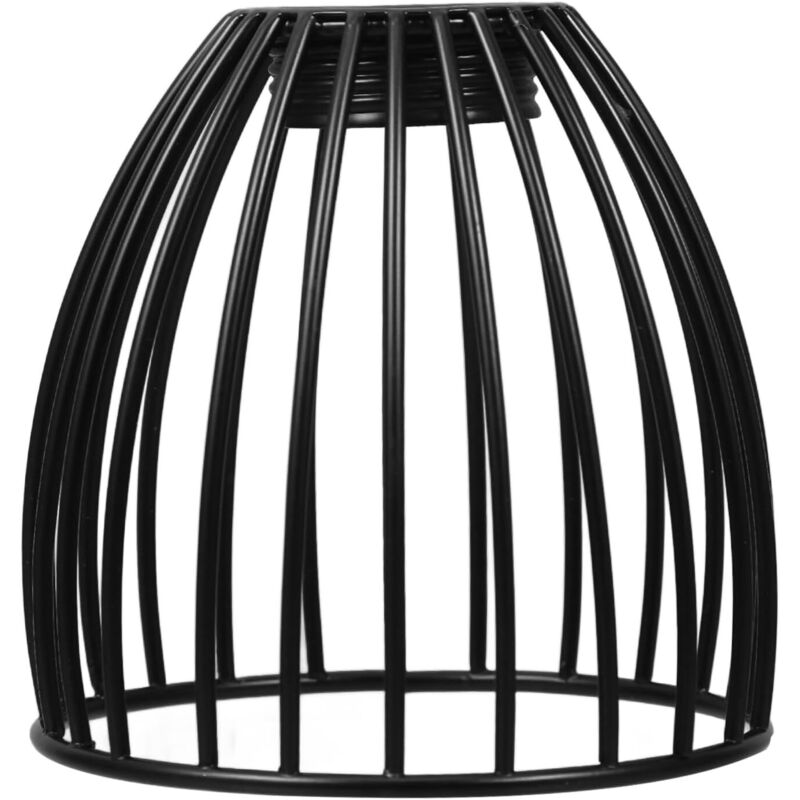 Metallkäfig-lampenschirm Für Hängeleuchte 8x8x8 Cm, Lampenschirm Aus Schmiedeeisernem Eisen Für Innenbeleuchtung, Dekoratives Leuchtenzubehör Im Industriestil