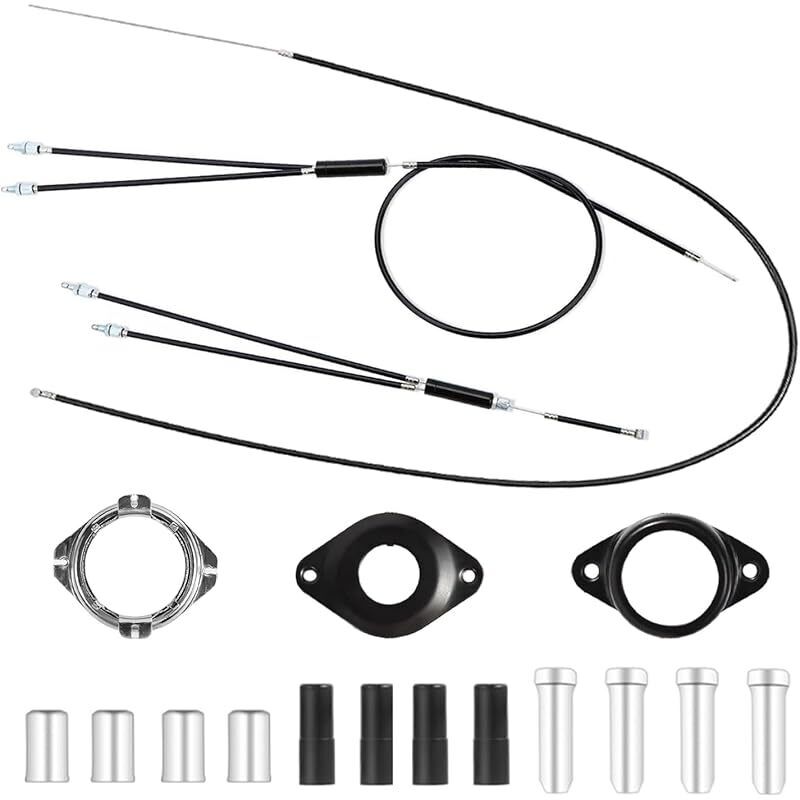 Gyroskopische Bremskabel Für Bmx-fahrräder, Vorne + Hinten (oben + Unten) Mit Rotierendem Rotor, Satz Von Bremsleitungen Für Bmx-fahrräder Für Die Meisten Gyro-systeme, Fahrradteile