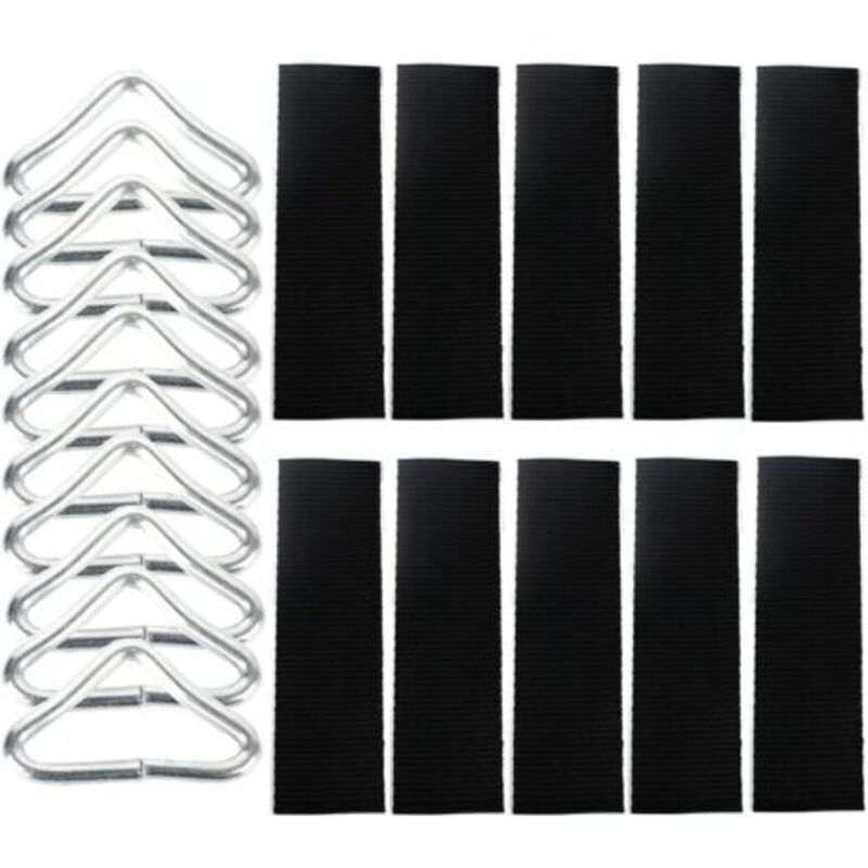10er-pack Trampolinfedern, Trampolinzubehör, Trampolin-dreiecksschlaufen