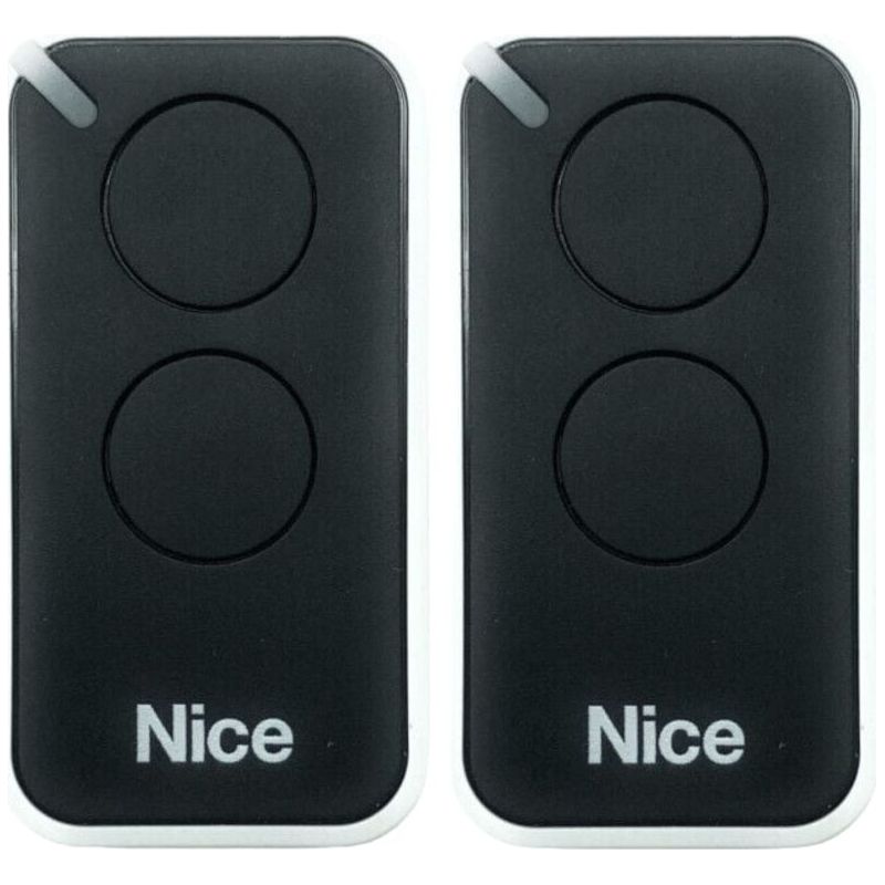 Original Nice Inti2 Inti 2 Funkhandsender 2-kanal Schwarz - 2 Stück