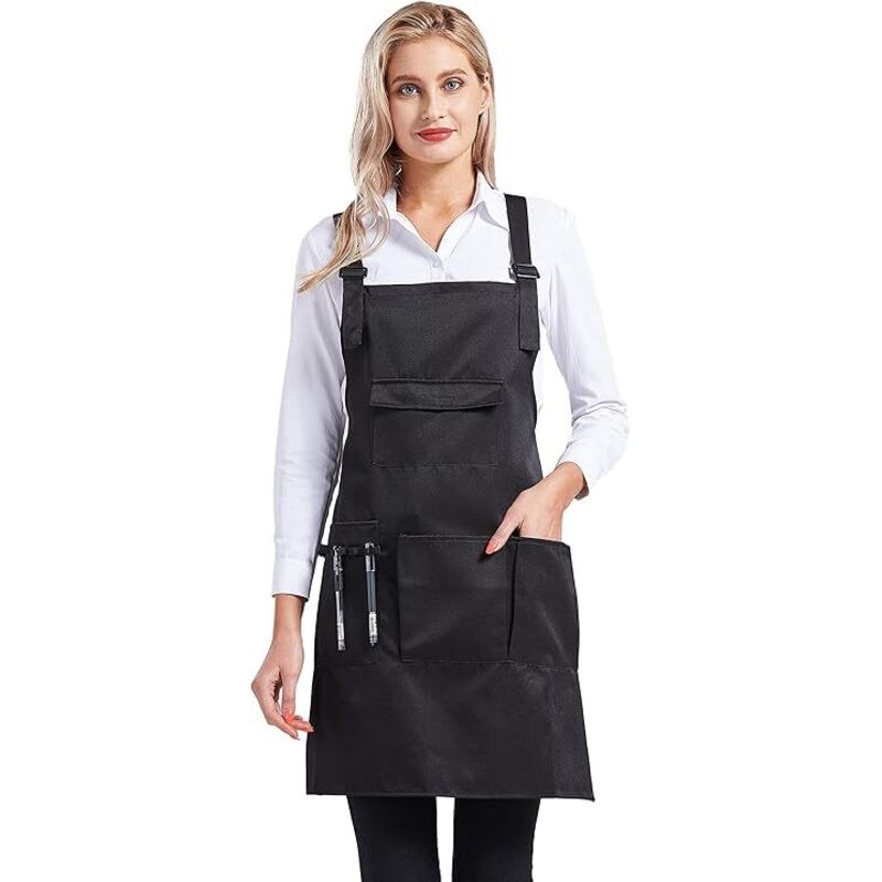 Verstellbare Lätzchenschürze Für Professionelle Friseurinnen Mit Werkzeugtaschen