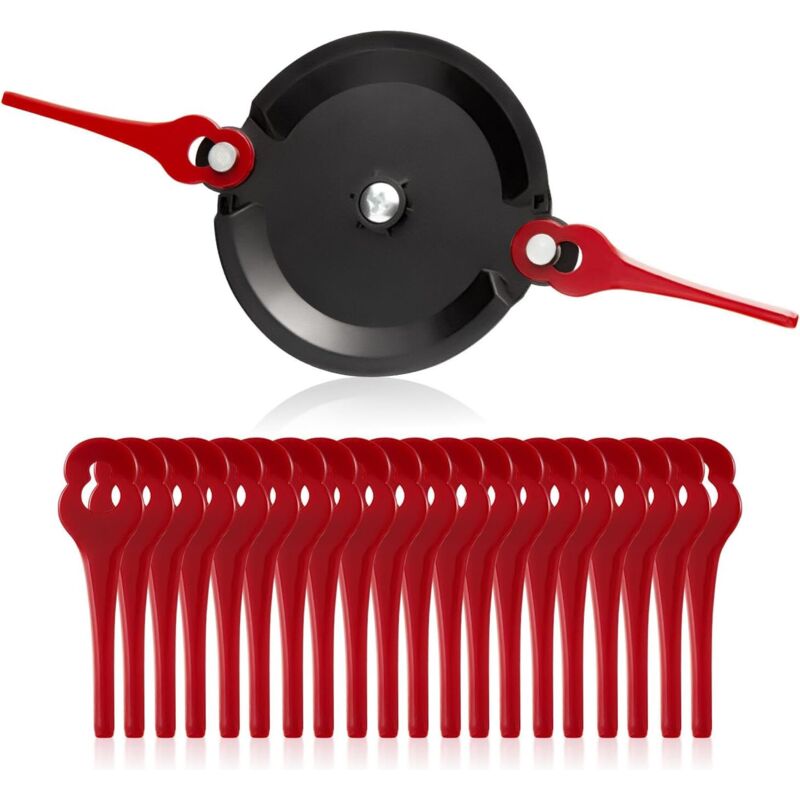 Disque De Coupe Avec 20 Lames Compatible Avec Florabest Coupe Bordure Frta 20 A1,fat 18b2, Fat 18b3,vis De Fixation