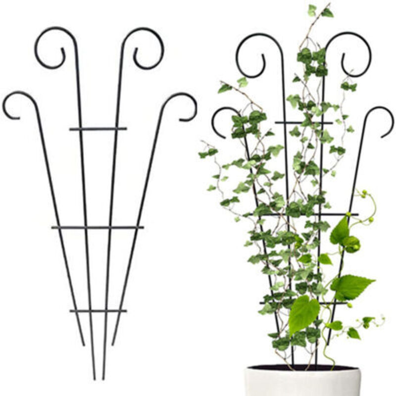 Pflanzengitter Für Kletterpflanzen, Gartenstäbe Für Den Innen- Und Außenbereich, Für Kletterpflanzen, Blumen Und Gemüse, 2 Stück
