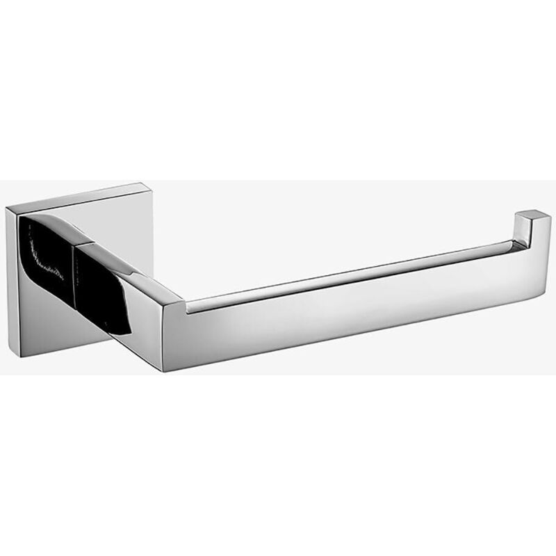 Toilettenpapierhalter, 304 Edelstahl Wc-papierhalter Schwarz Badezimmerzubehör (zum Bohren, Chrom A)