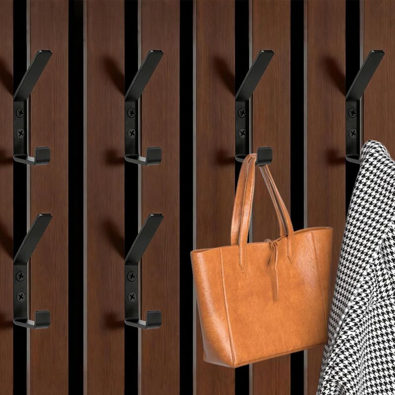 6 Kleiderhaken Für Akustikpaneele, Wandgarderobe, Schraubbare Wandhaken, Wandhaken Für Akustikpaneele, 13 Mm