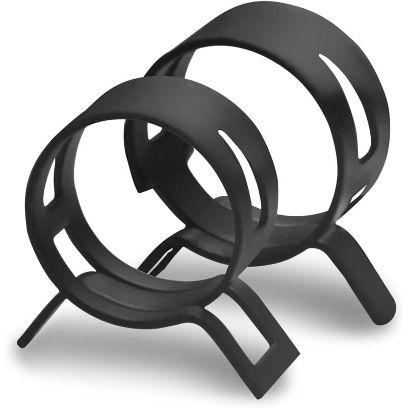 Satz Von 40 Federklemmen Für Kraftstoffschläuche 12 Mm - Schwarze Schlauchklemmen Für Wasserleitungen, Luftschläuche, Silikonschläuche