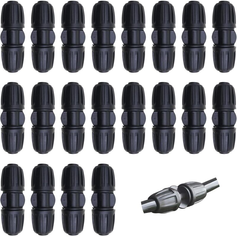 Tropfbewässerungszubehör, 20 Stück 1/2-zoll-tropfschläuche, Typ-i-tropfbewässerungsanschluss, 16-mm-tropfbewässerungs-zubehörteile Für Garten Und Terrasse