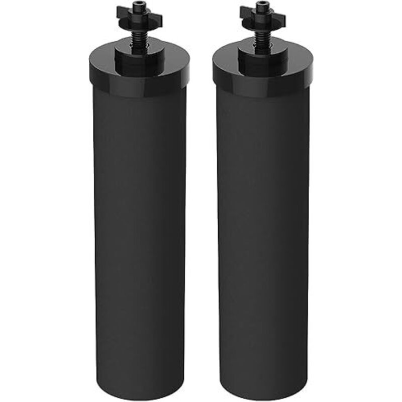 2er-pack Aktivkohlefilter, 7 Zoll, Ersatz Für Wasserfilter, Schwarzer Aktivkohlefilter, Kompatibel Mit Den Meisten Schwerkraftfiltern (5,08 Cm Pro Packung)