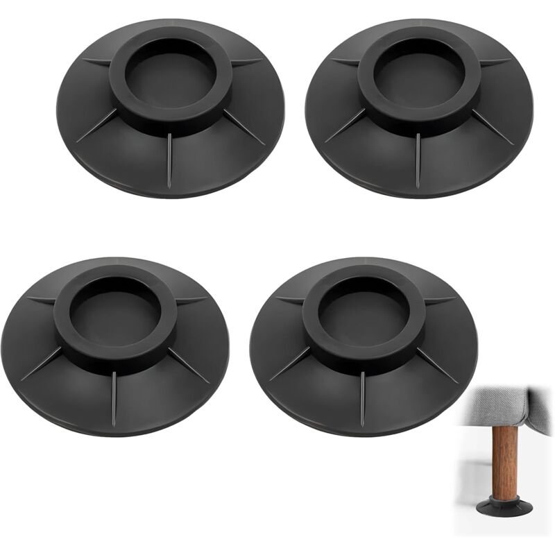 4 Rutschfeste Vibrationsdämpfer Für Waschmaschinen, Universelle Gummimatten Als Antivibrations- Und Schutzfüße Für Waschmaschine, Kühlschrank Und Trockner