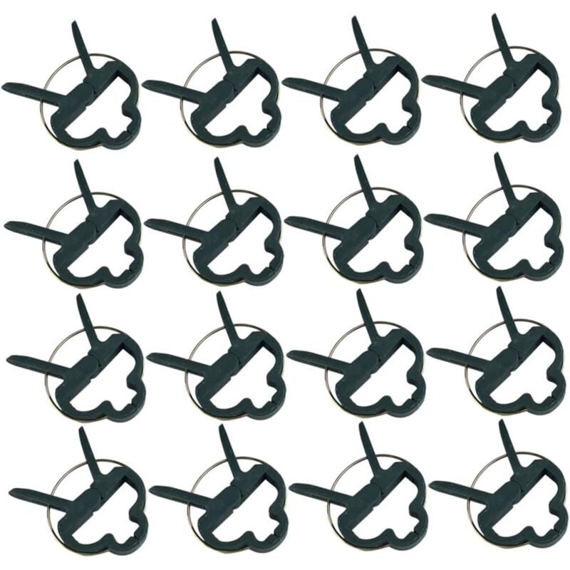 80er Set Kunststoff-gartenclips, Pflanzen- Und Blumenhalterungen, Größe L, Clips Für Tomaten Und Stängel