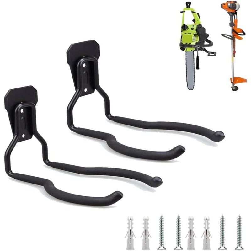 Wandhaken Für Die Garage, Kantenschneider-haken, Schwere Wandhalterung Für Rasenmäher, Gartenwerkzeuge, Besen, Schaufeln Und Rechen
