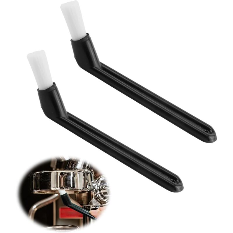 11,8 X 2,5 Cm, 2er-set Reinigungsbürsten Für Kaffee, Effektive Pinsel Zur Reinigung Von Espressomaschinen Und Kaffeemühlen, Praktische Zubehör-bürsten