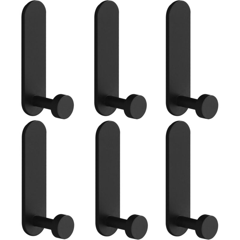 Wandhaken Ohne Bohren, Selbstklebende Haken Für Das Badezimmer, Handtuchhalter Für Die Küche, 6 Stück