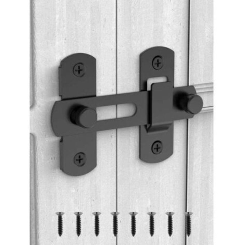 Schiebetürschloss Für Scheunentüren, Türriegel Aus Edelstahl, Kipp-sicherheitsriegel Für Weinschrank, Badezimmer, Außenbereich, Garage, Fenster, Garten, Schranktür