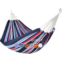 Doppelte Brasilianische Hängematte Für 2 Personen Aus Stoff, 220 X 150 Cm, Gesamtlänge 330 Cm, Tragfähigkeit 300 Kg, Baumwollhängematte Für Terrasse, Veranda, Garten, Hof, Außen- Und Innenbereich (dun
