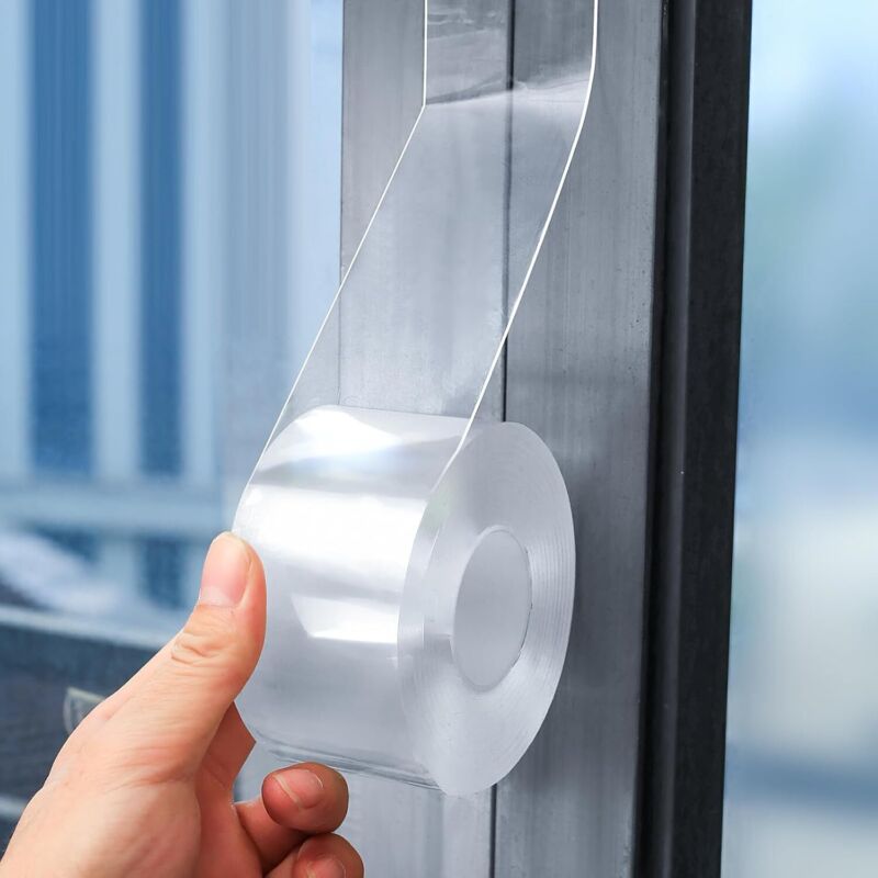 Gemeinsame Isolierung Dichtungsband Für Tür Und Fenster 5cmx10m Wetterfestes Transparentes Selbstklebendes Dichtband Für Winterfenster Gegen Wind Staub Kalte Luft