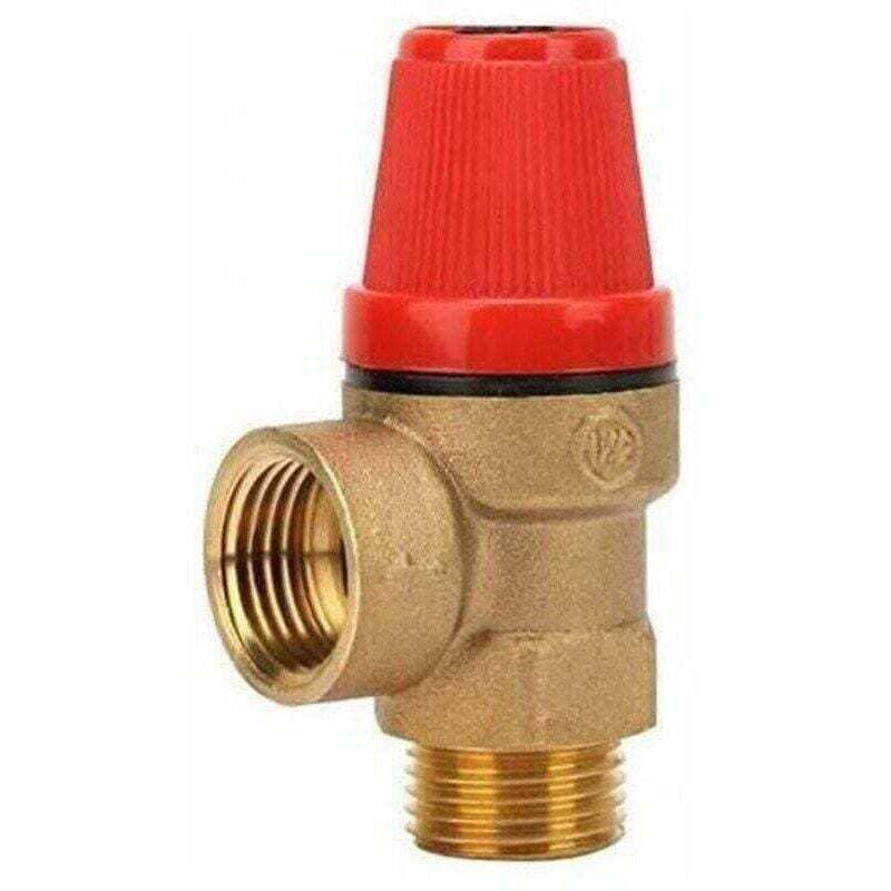 Gewinde-überdruckventile 1/2" - Messing-sicherheitsventil Für Wasser/öl/gas (3 Bar)