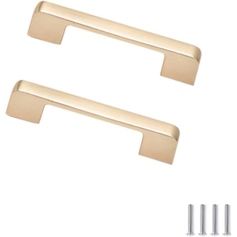 2er-set Möbelgriffe, Küchengriff, Türgriff, Kommodengriff, Schrankgriff, Schubladengriff, Türknauf, 96 Mm