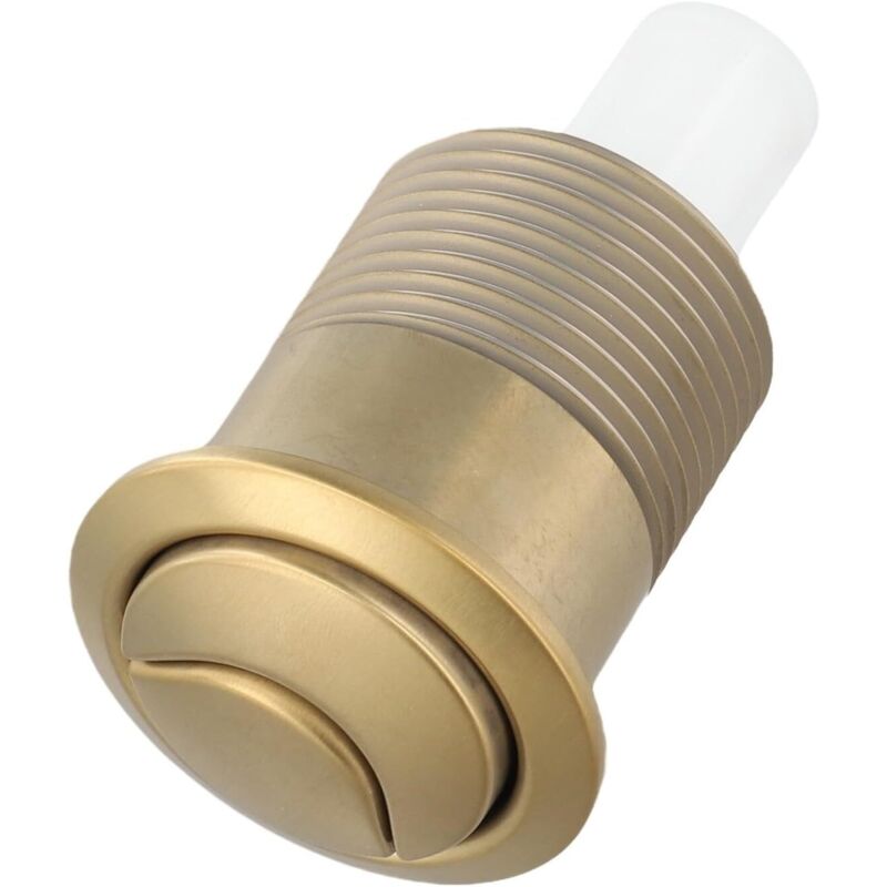 Doppelter Goldener Wasserspülknopf Runder Druckknopf Mit Spülventil - Abs-material