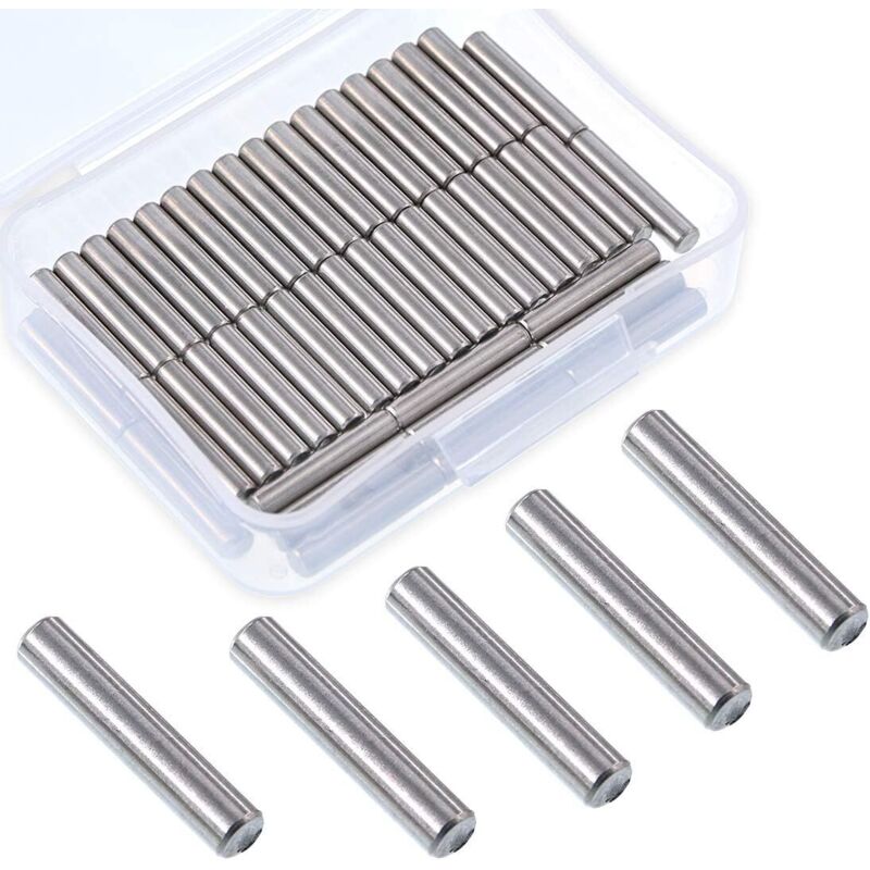 Satz Von 50 Edelstahl-regalhalterungen, Poliertem Nickel, 5 X 25 Mm