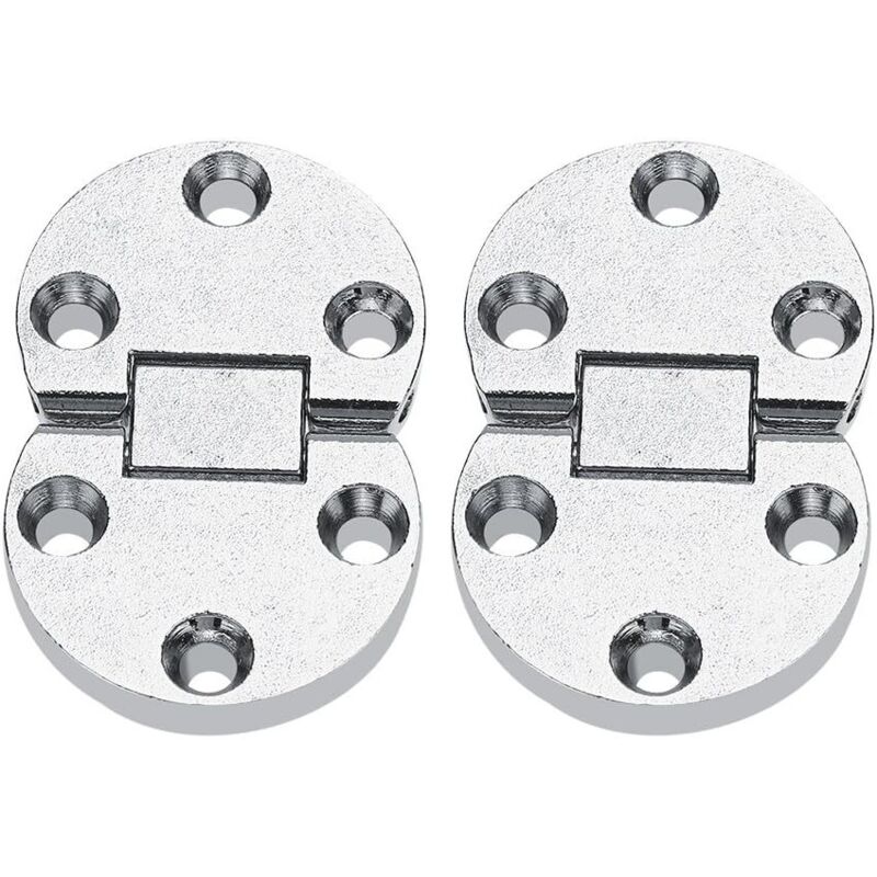 2 Stück Klappenscharniere, Versenkte Scharniere Für Nähmaschinentische, Selbsttragende Flip-top-scharniere, Faltbare Versenkte Türscharniere Für Schränke Mit Schrauben