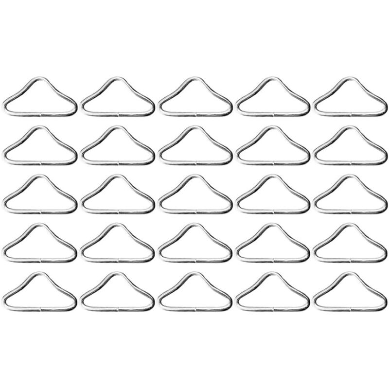 30 Stück Dreieckige Metallringe Für Trampoline, Ringverbinder Für Gurte, Robuste Clips Für Sportzubehör