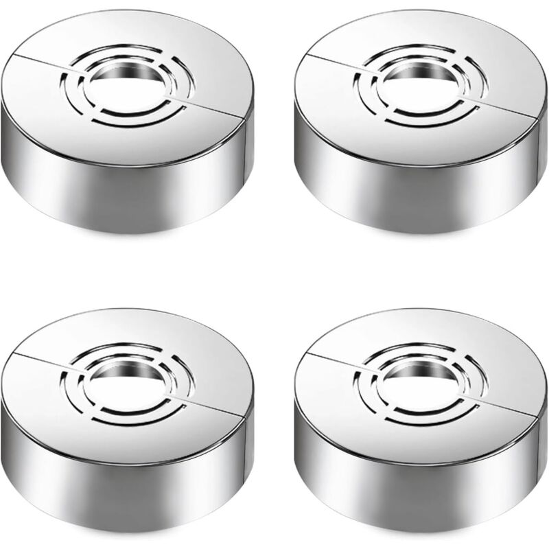 4-teiliges Dusch-rosetten-set, 3 Größen In 1 Abdeckrose Für Ø20 Mm/25 Mm/33 Mm, Geteilte Abdeckrose Für Duschzubehör Und Armaturendekoration